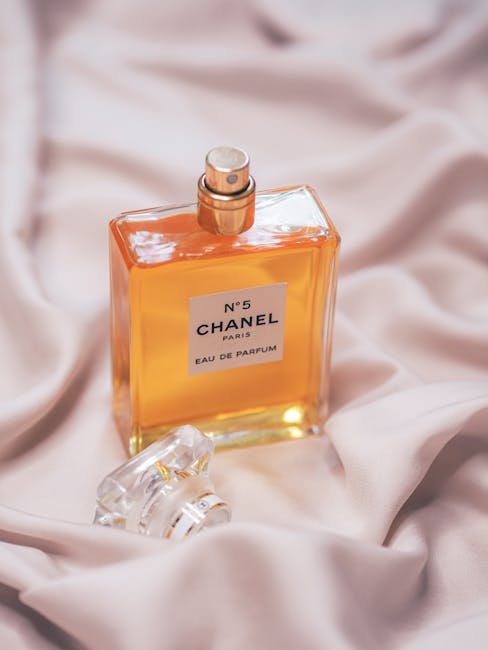 Open perfume bottle representing transparency
